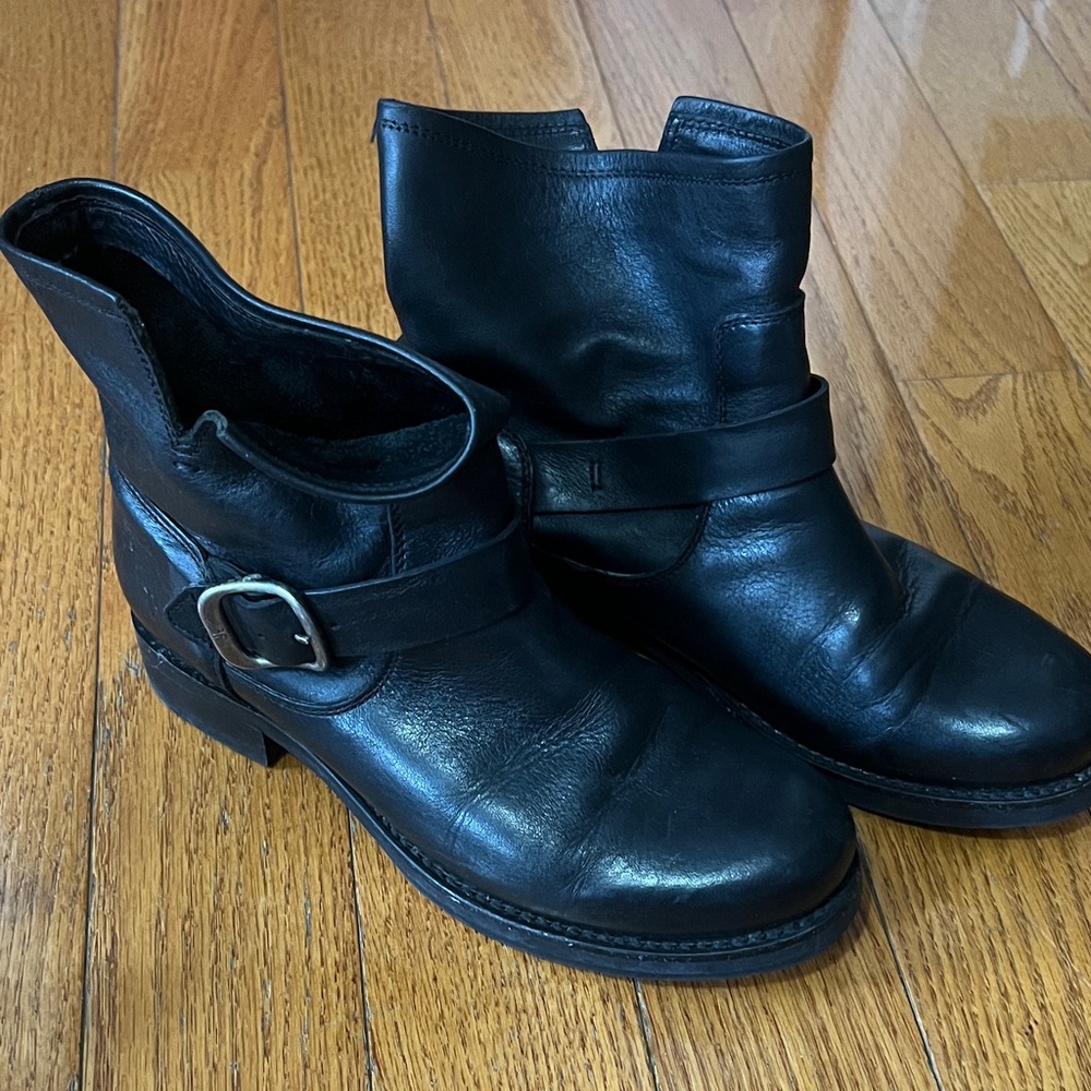 Frye Black Leather Men's Boots